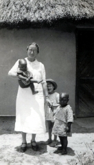  Mary Kreider at Sikalongo Mission (Southern Zambia) February 1940.

  