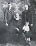  Four generations. John S. Kreider, Joseph Kreider, The Rev. J. Ammon Kreider and The Rev. Roy Kreider. Genealogy of John S. Kreider Family.