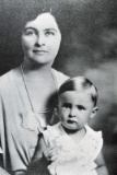  Grace Kreider Miller and son Richard Miller. Genealogy of John S. and Rebecca Kettering Kreider Family.