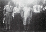  Florence Kreider, Samuel Kreider, Bessie Kreider Diener and Robert Diener. Genealogy of John S. and Rebecca Kettering Kreider Family.